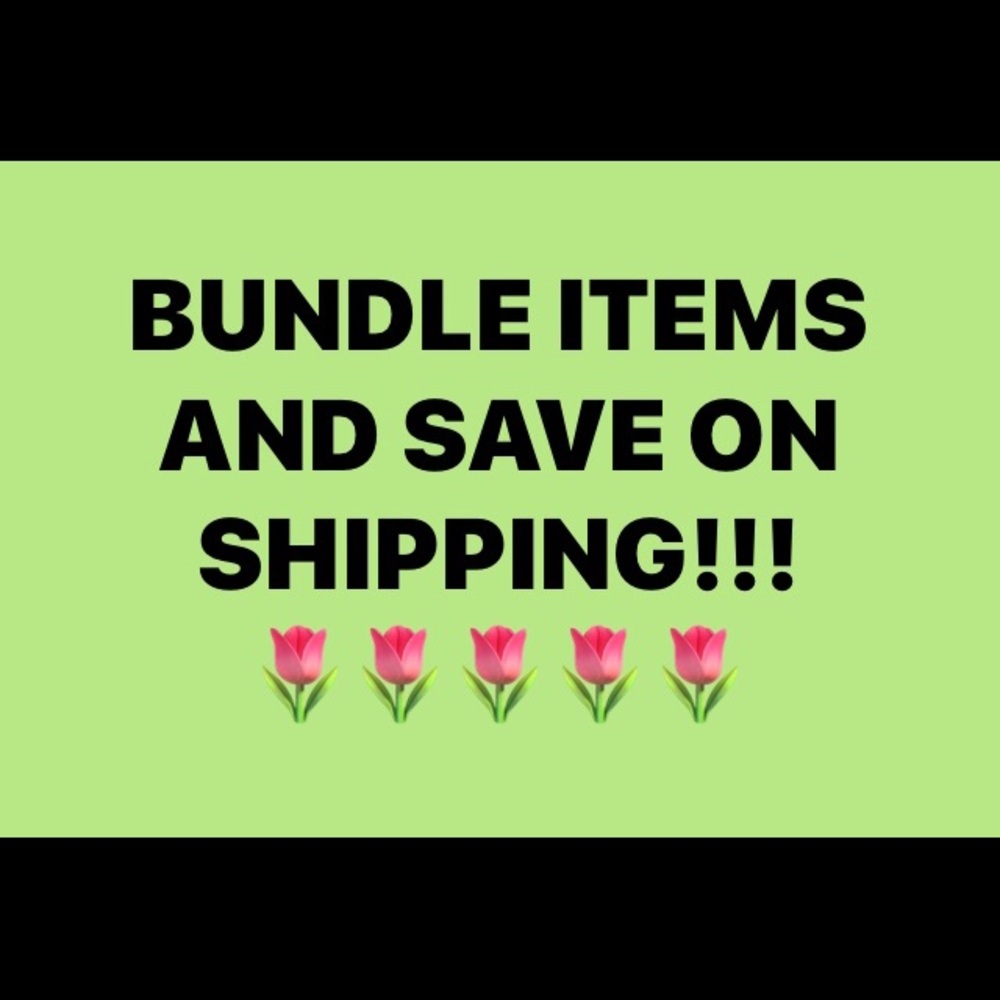 Bundle items to save!!